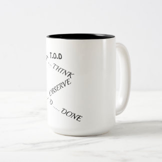 Motivatie Productiviteit - Beker Tweekleurige Koffiemok