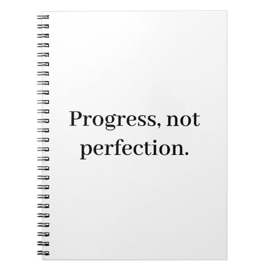 Motivatie Progress Journal Notitieboek (Voorkant)