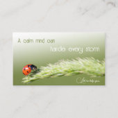 Motivatie psychologen en psychotherapeuten visitekaartje (Voorkant)