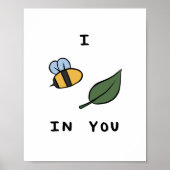 Motivatie Puns Beeleaf Poster (Voorkant)