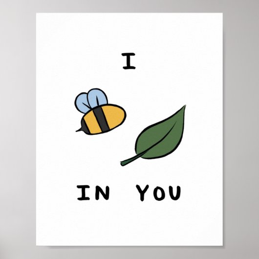 Motivatie Puns Beeleaf Poster (Voorkant)