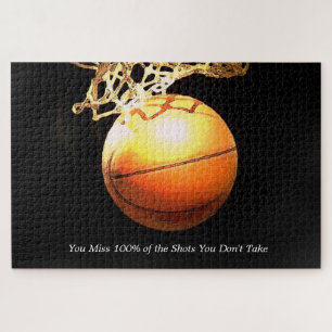 Motivatie Quote Basketball Creative Sports Art Legpuzzel