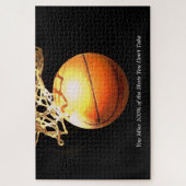 Motivatie Quote Basketball Creative Sports Art Legpuzzel (Verticaal)