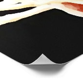 Motivatie Quote Basketball Shot Art Poster (Hoek)