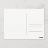 Motivatie quote "BeYOUtiful" Boho Floral Type Briefkaart (Achterkant)