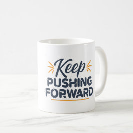Motivatie quote Blijf doorzetten Koffiemok