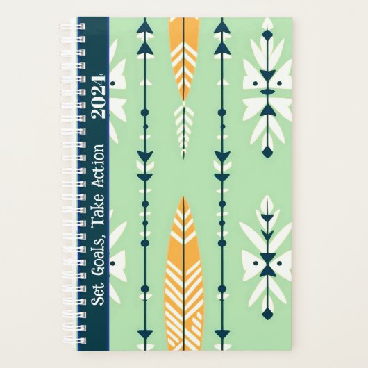 MOTIVATIE QUOTE BOHO PATROONONTWERP PLANNER (Voorkant)