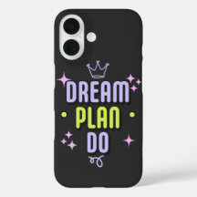 Motivatie Quote Dream. Plan. Doen.