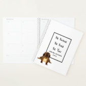 Motivatie Quote Eekhoorn Leuke Witte Naam 2026 Planner (Display)