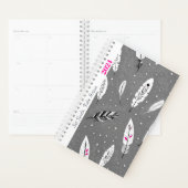 MOTIVATIE QUOTE EENVOUDIGE GRIJZE KLEUR BOHO PATRO PLANNER (Display)