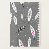 MOTIVATIE QUOTE EENVOUDIGE GRIJZE KLEUR BOHO PATRO PLANNER (Achterkant)