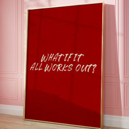 Motivatie Quote Esthetische Affirmatie Muurkunst Poster