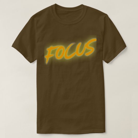 Motivatie Quote Focus 9 T-shirt (Design voorkant)