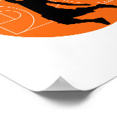 Motivatie quote GEBOREN OM basketbal Poster TE WIN (Hoek)