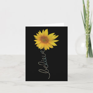 Motivatie quote Geloof Bloem Graphic Positief Kaart