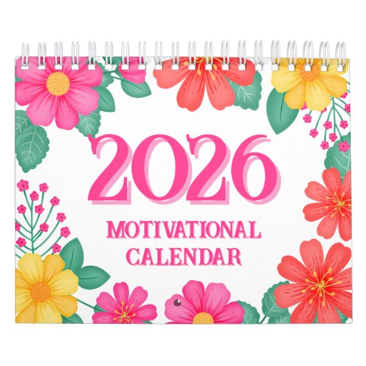 Motivatie Quote Inspirerend Dopamine Decor Kalender (Hoes)