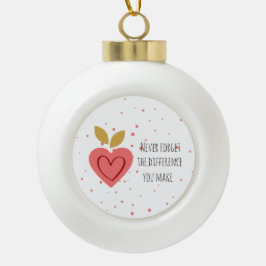 Motivatie quote Kerstfoto familie Keramische Bal Ornament