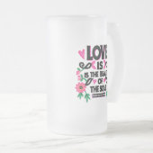 Motivatie Quote Koffiekopje Matglas Bierpul (Voorkant rechts)