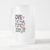 Motivatie Quote Koffiekopje Matglas Bierpul (Voorkant links)