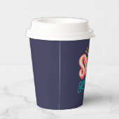 Motivatie Quote l Kleurrijk stijlvol Modern Papieren Bekers (Rechts)