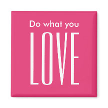 Motivatie quote moderne, roze trendy magnet