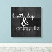 motivatie quote omwikkelde canvaswandkunst canvas afdruk (Insitu (Houten vloer))