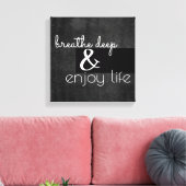 motivatie quote omwikkelde canvaswandkunst canvas afdruk (Insitu (Woonkamer))