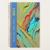 MOTIVATIE QUOTE RETRO WATERVERF INKT ONTWERP PLANNER (Voorkant)