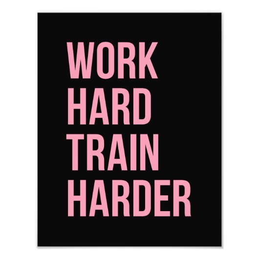 Motivatie Quote roze bel B Foto Afdruk (Voorkant)