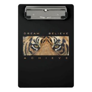 Motivatie Quote Sjabloon Dream Believe Bereiken Mini Klembord