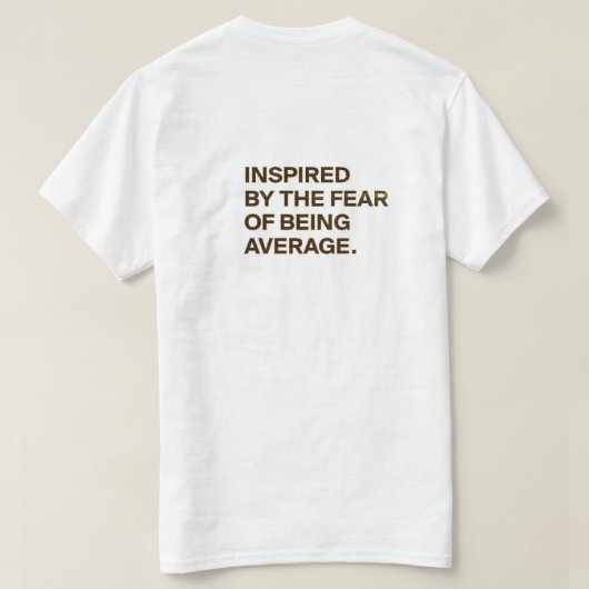 Motivatie Quote T-Shirt – "Hustle in Silence, L (Design achterkant)