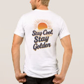 motivatie quote Tri-Blend shirt (Achterkant)