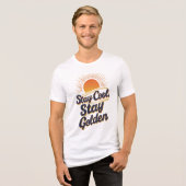 motivatie quote Tri-Blend shirt (Voorkant volledig)
