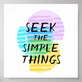 motivatie quote typografie abstracte kunst poster