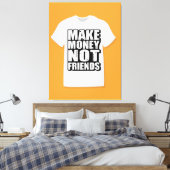 Motivatie quote typografie canvas afdruk (Insitu (Slaapkamer))