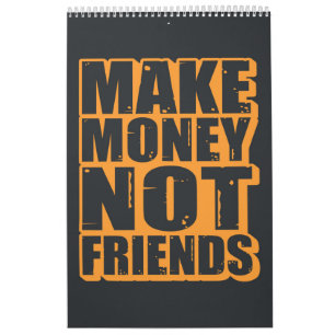 Motivatie quote typografie kalender