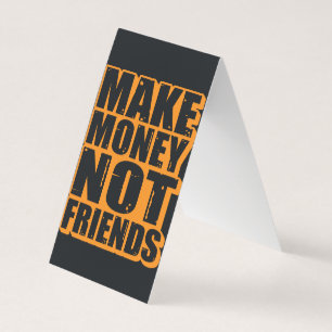Motivatie quote typografie visitekaartje
