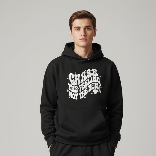 Motivatie Quote Typography Hoodie 