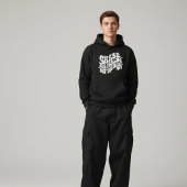 Motivatie Quote Typography Hoodie 