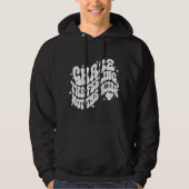 Motivatie Quote Typography Hoodie  (Voorkant)