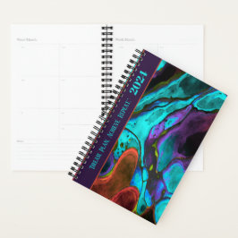 MOTIVATIE QUOTE UNIEK INKTONTWERP MET WATERVERF PLANNER