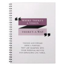Motivatie Quote Visions en Dromen Journaling