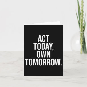 Motivatie Quote voor stoïcijnse wijsheid en kracht Kaart