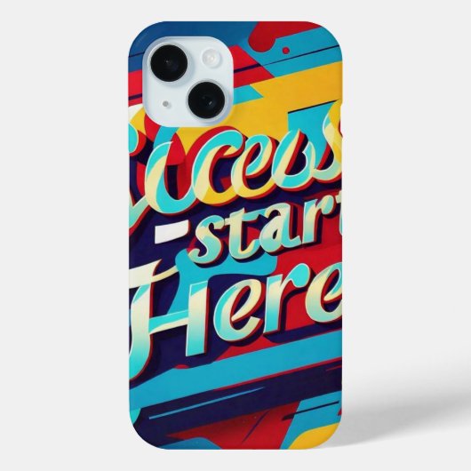 "Motivatie Quote Wall Art" Case-Mate iPhone Case (Achterkant)