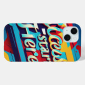 "Motivatie Quote Wall Art" Case-Mate iPhone Case (Achterkant (horizontaal))