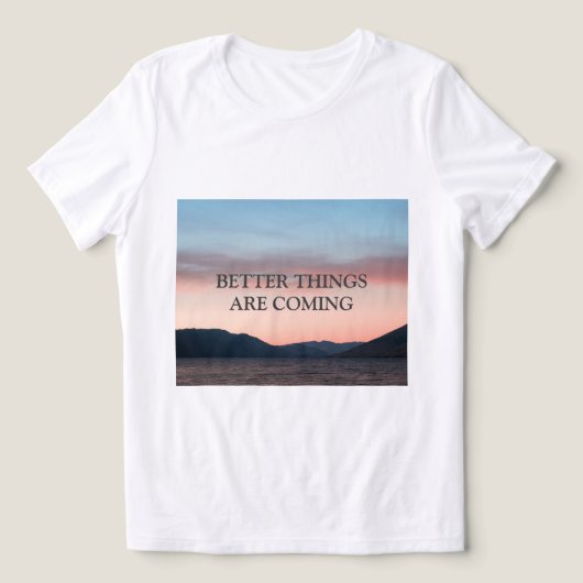 Motivatie quote wijze woorden T-shirt (Design voorkant)