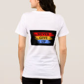 Motivatie quotes Gedrukt TShirt (Achterkant)