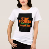 Motivatie quotes Gedrukt TShirt (Voorkant)