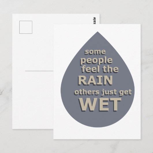 motivatie quotes over het leven gezegden briefkaart (Voorkant / Achterkant)