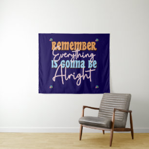 Motivatie quotes voor dagelijkse inspiratie wandkleed